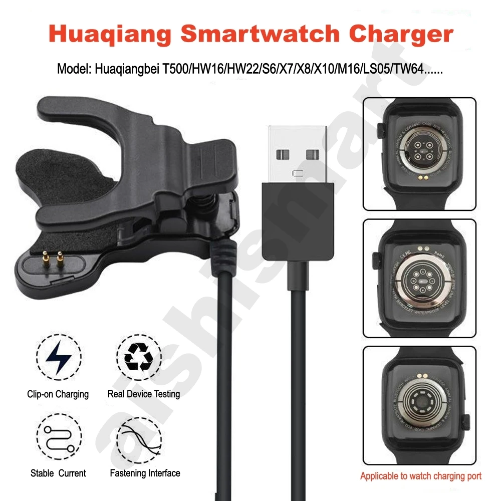 Watch X7 - Klip Charger 2pin 3pin 3mm 4mm