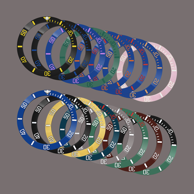 Watch Bezel Insert - Mod 38Mm Jam Tangan Keramik Melengkung