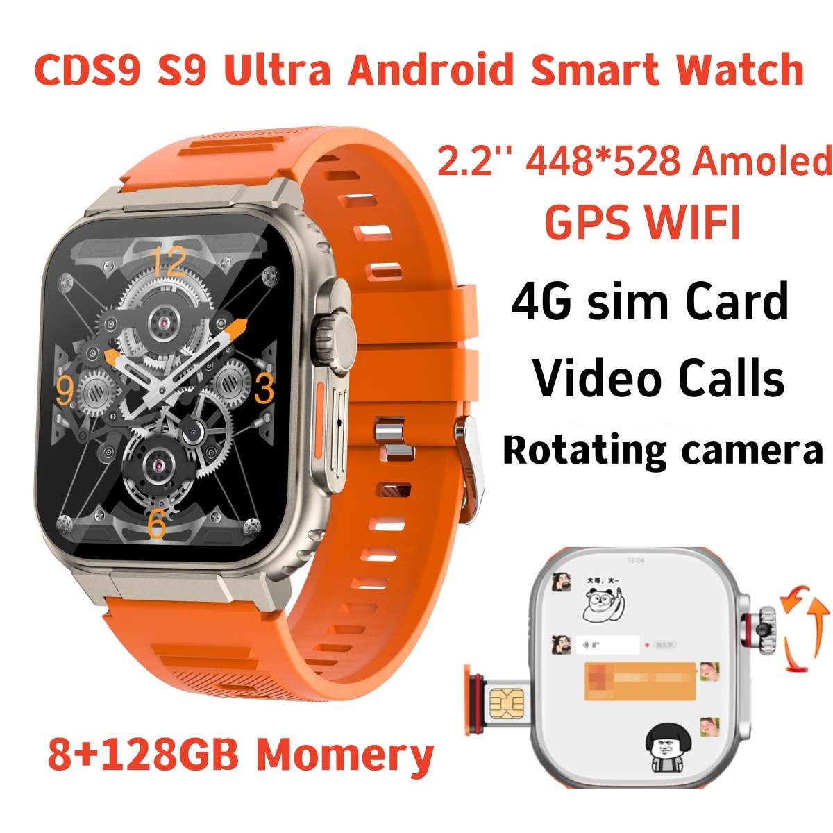 Smartwatch Watches For Men With Gps - Jam Tangan Pintar Original S10 Jaringan