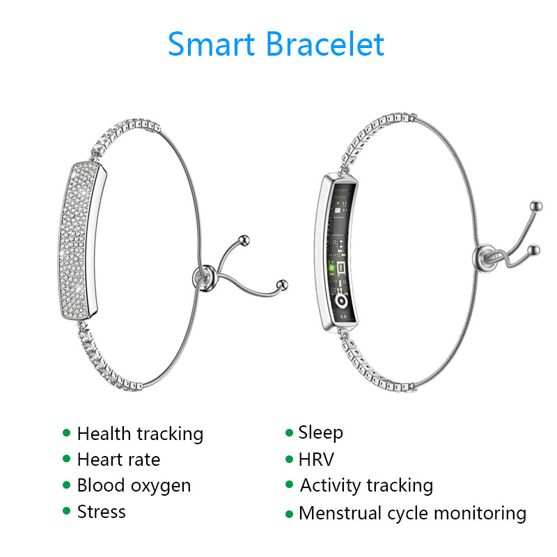 Couple Watches Smartwatch - Gelang Pintar Wanita dengan Deteksi Detak