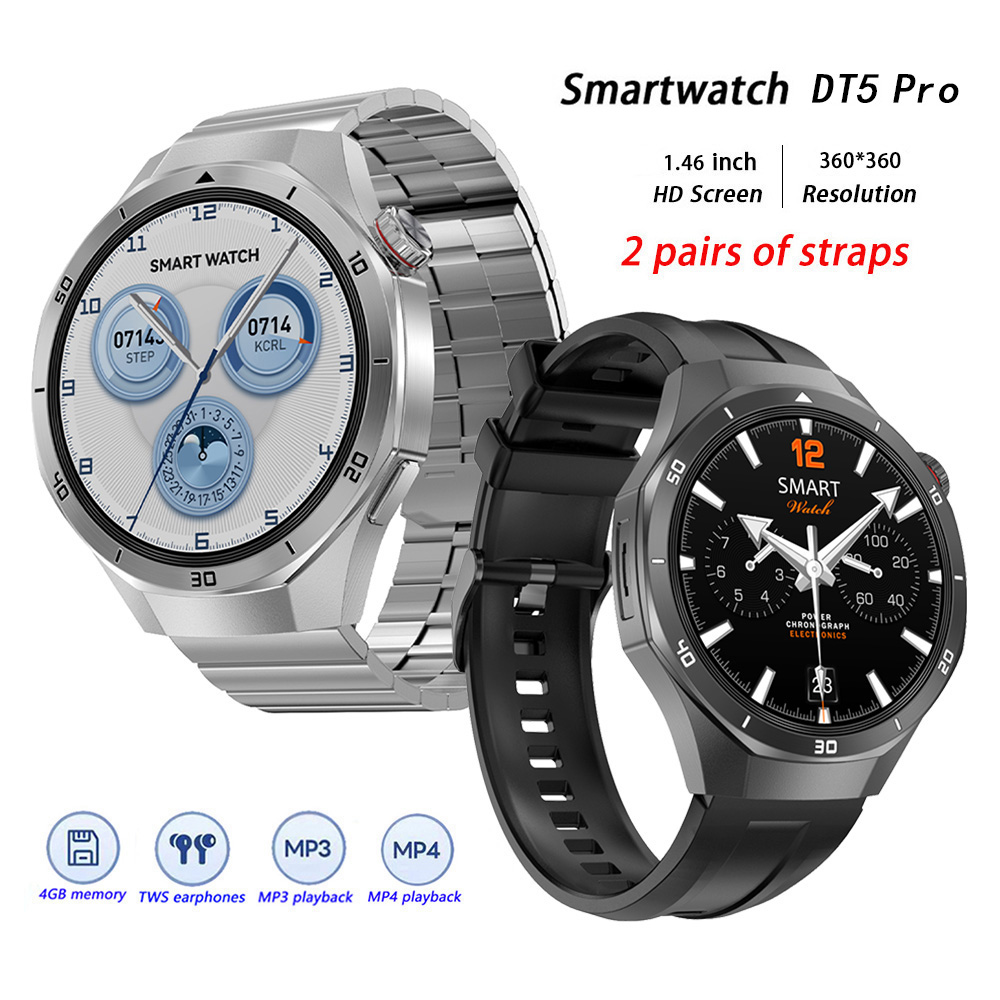 Smartwatch Digital Watches For Men - DT5 Pro Jam Tangan Pintar untuk