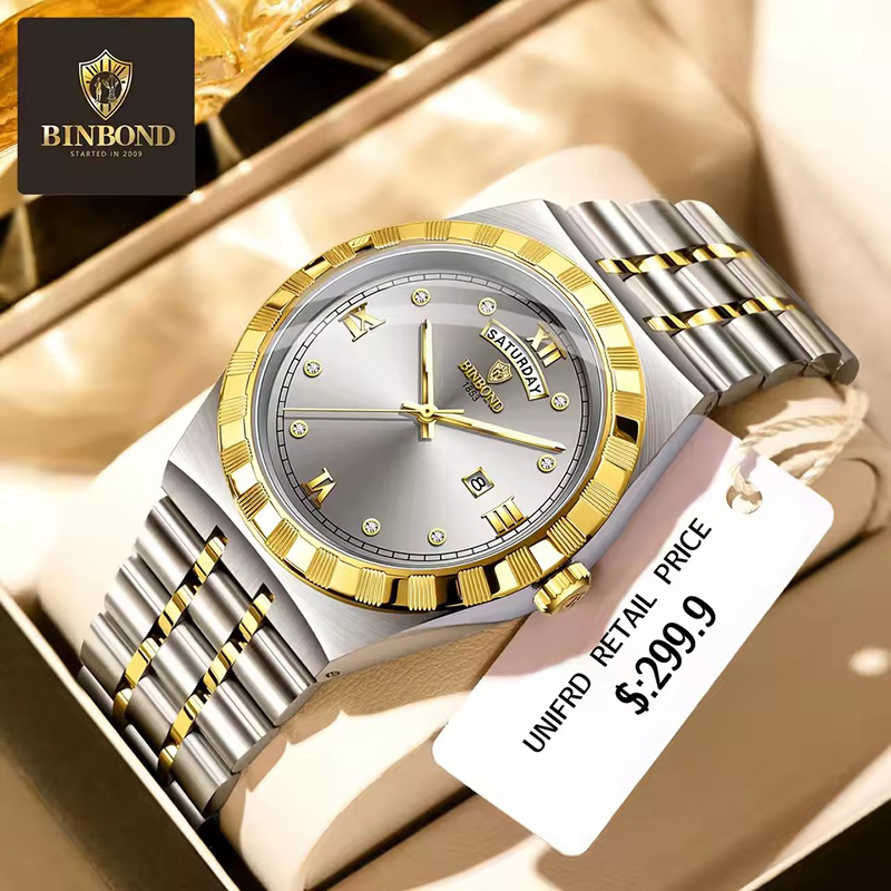 Smartwatch Trending Watches For Men - Jam Tangan Pria BINBOND Tren Fashion