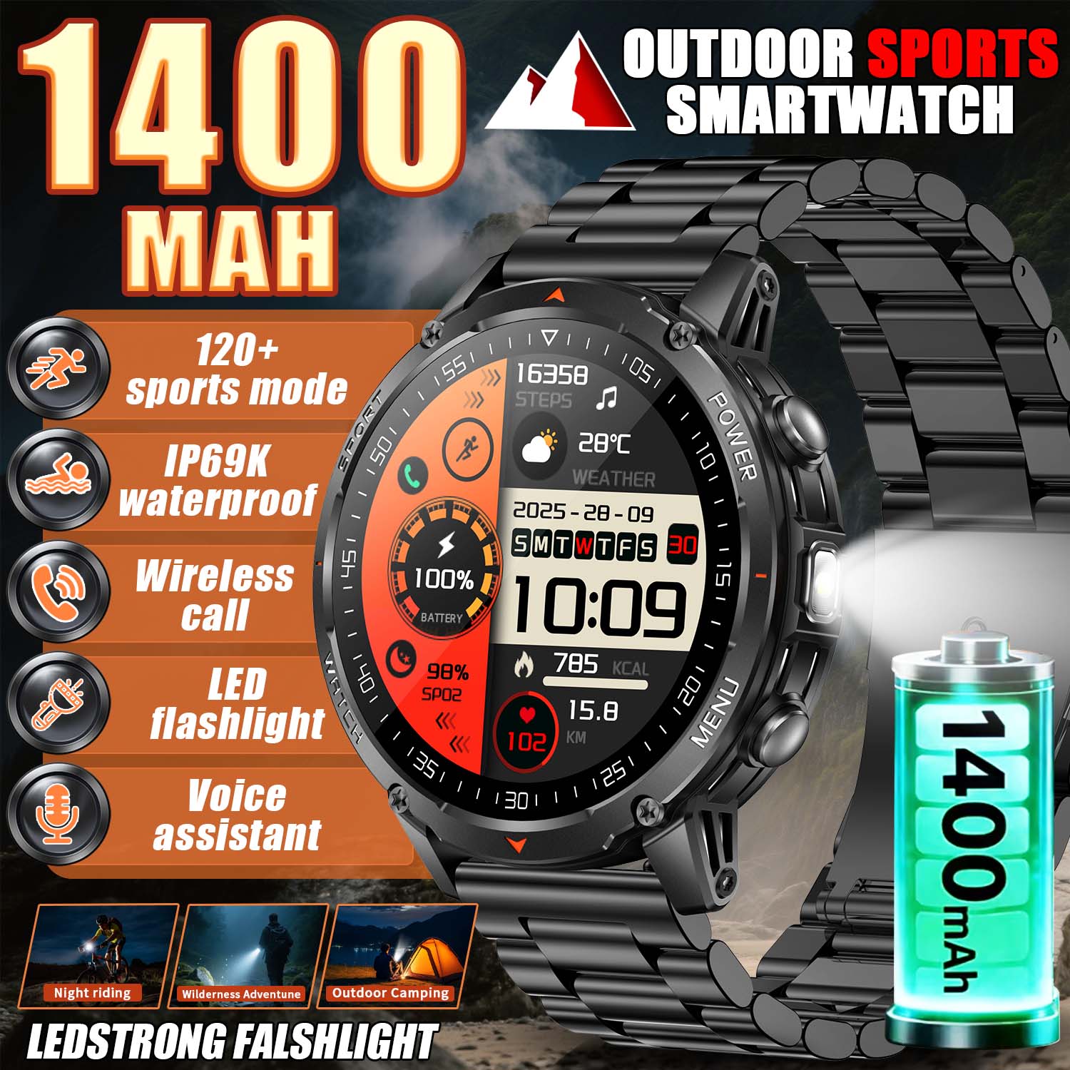 Smartwatch Trending Watches For Women - Jam Tangan Pintar Militer Baru 2026