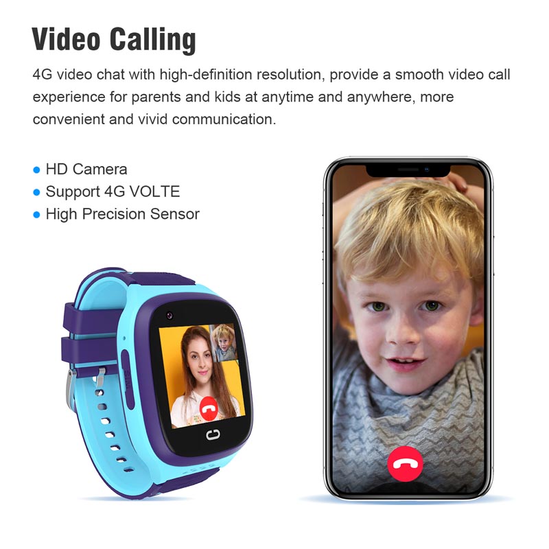 Smartwatch Watches For Girls Kids - Jam Tangan Ponsel Android 4G GPS