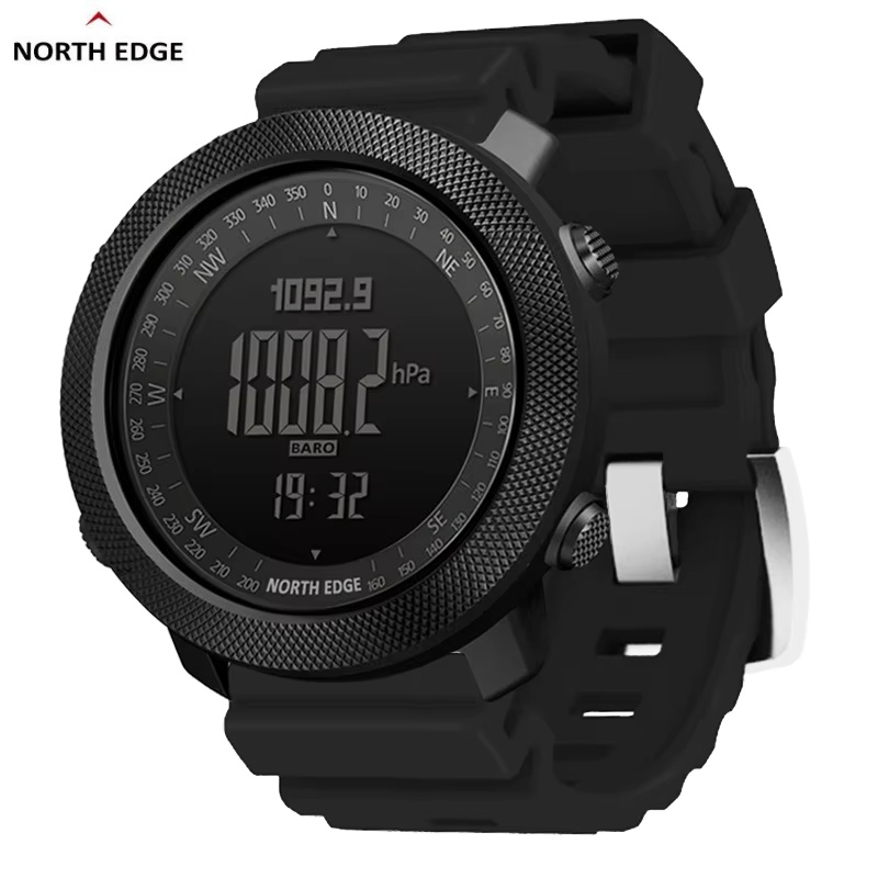 Altimeter Compass Watch - NORTH EDGE jam tangan untuk pria,