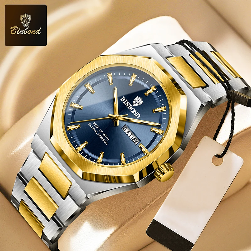 Smartwatch Trending Watches For Men - BINBOND Jam Tangan Kuarsa Pria Tren