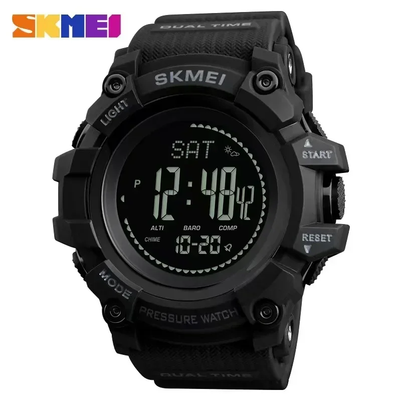 Altimeter Compass Watch - SKMEI 1358 jam tangan pelacak cuaca,