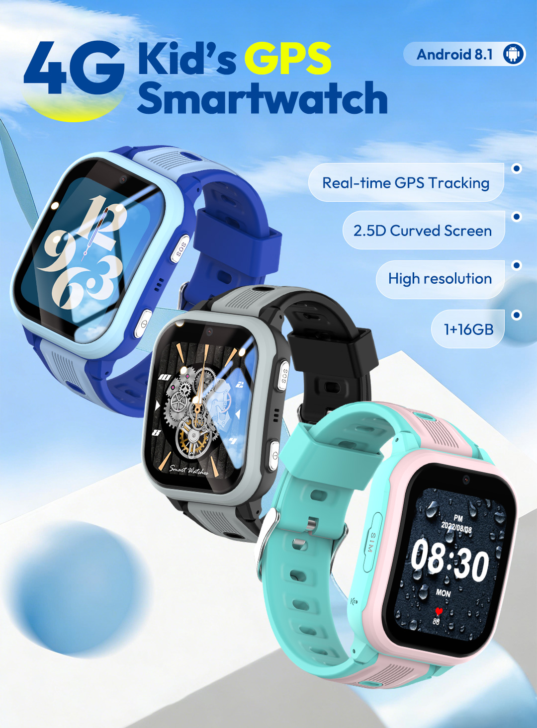 Smartwatch Watches Boys - Jam Tangan Pintar KT41 - Jam