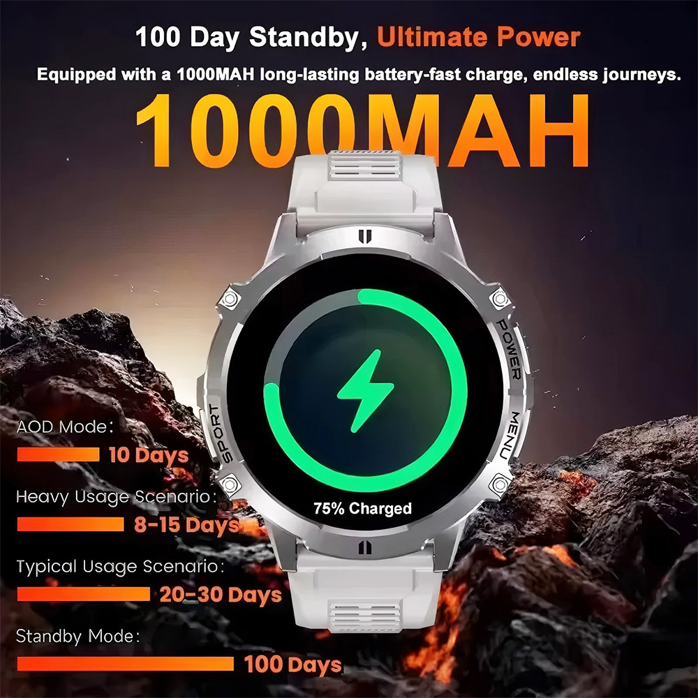 Jam Tangan Pintar Olahraga Mil - Altimeter Compass Watch ulasan dan harga