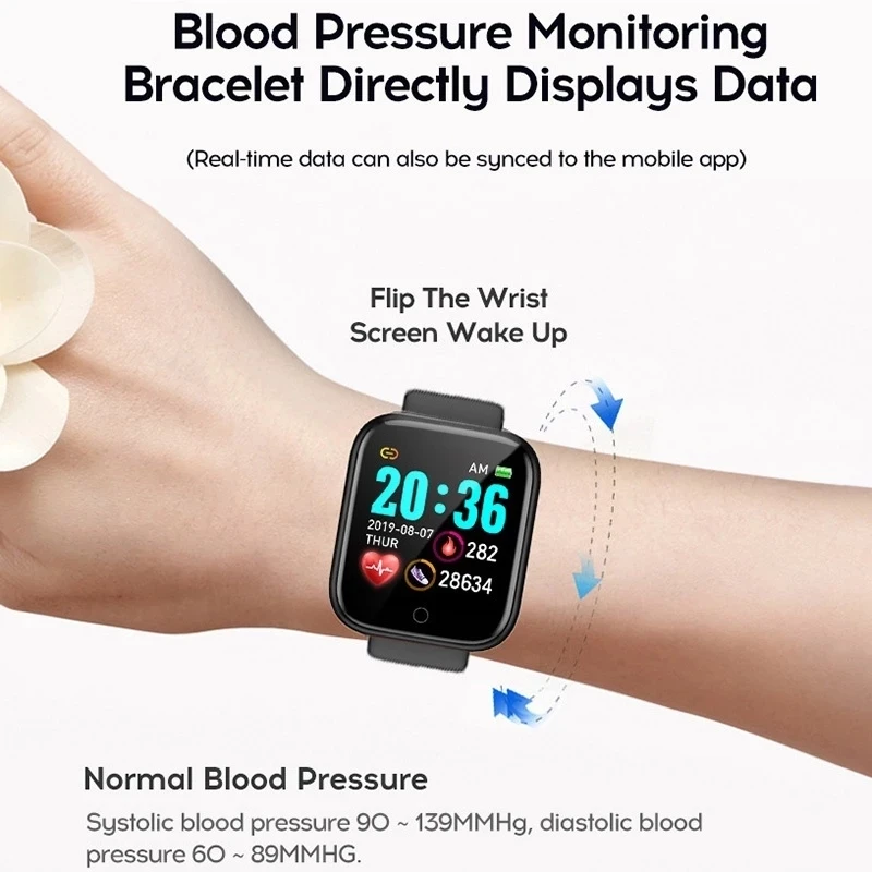 Jam Tangan Pintar Pria Wanita  - Smartwatch Watches Gift For Men ulasan dan harga