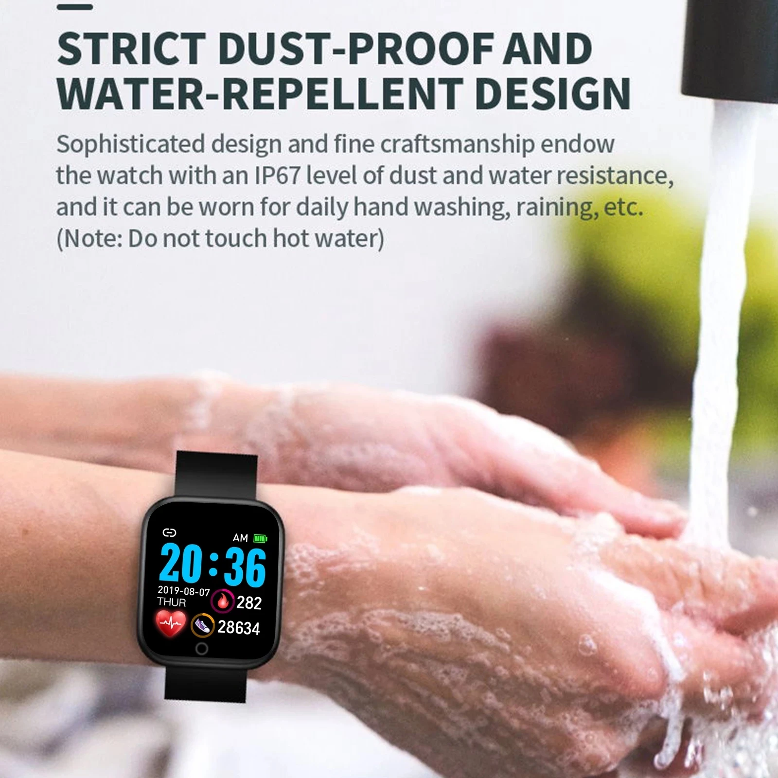 Jam Tangan Pintar Pria Wanita  - Smartwatch Watches Gift For Men ulasan dan harga