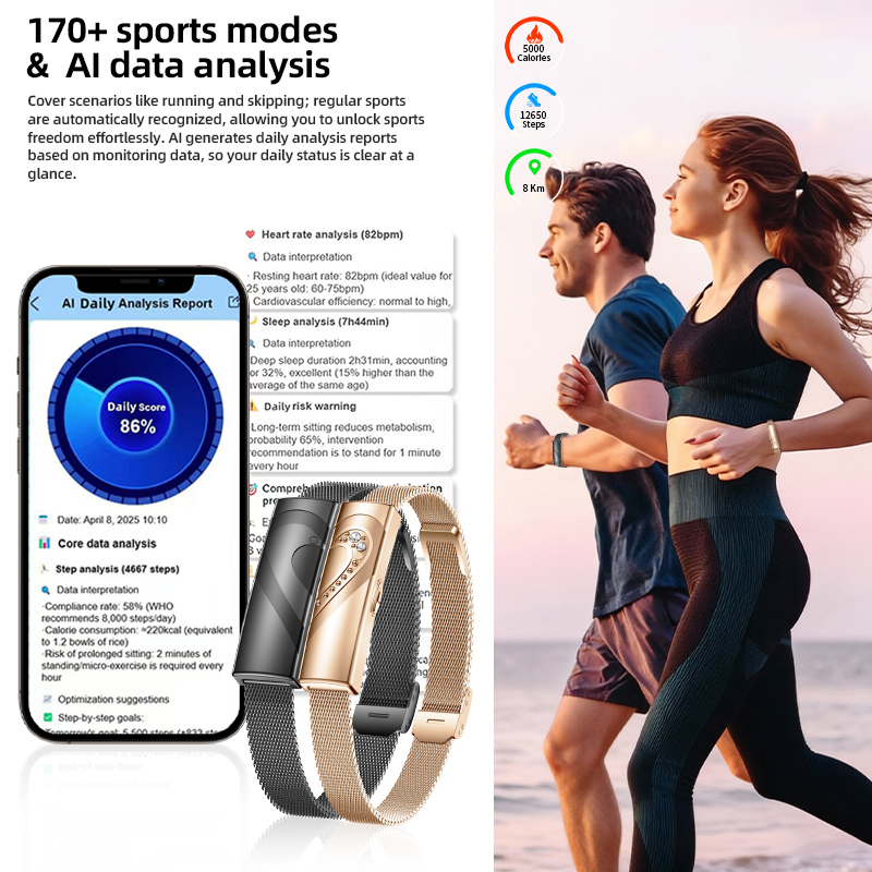 LIGE Gelang Pintar Pemantau De - Couple Watches Smartwatch ulasan dan harga