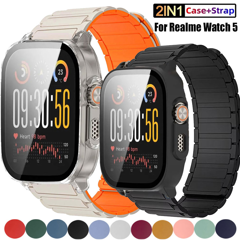 Casing Bening Tali Magnetik un - Watch S Realme ulasan dan harga