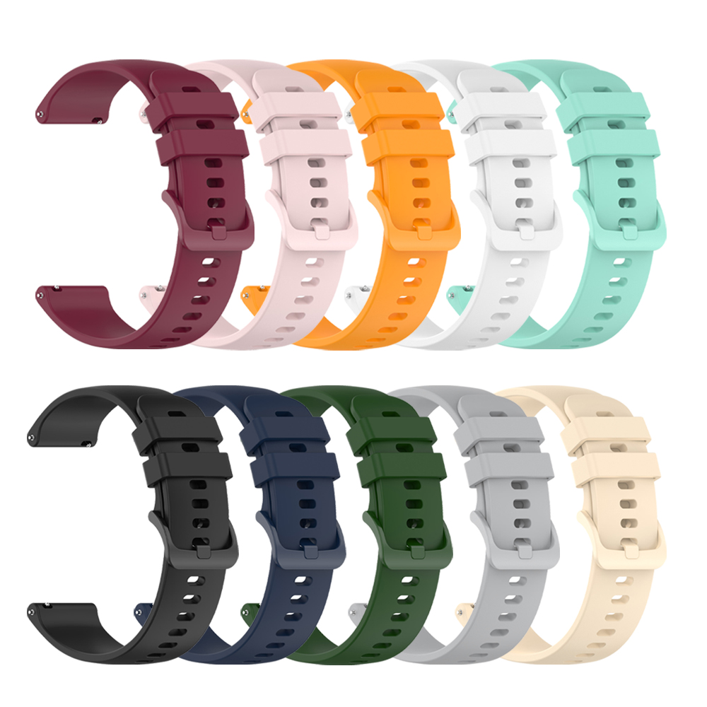 Tali silikon lembut 22mm 20mm, - Watch S Realme ulasan dan harga