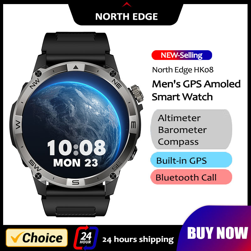 NORTH EDGE jam tangan pintar o - Altimeter Compass Watch ulasan dan harga