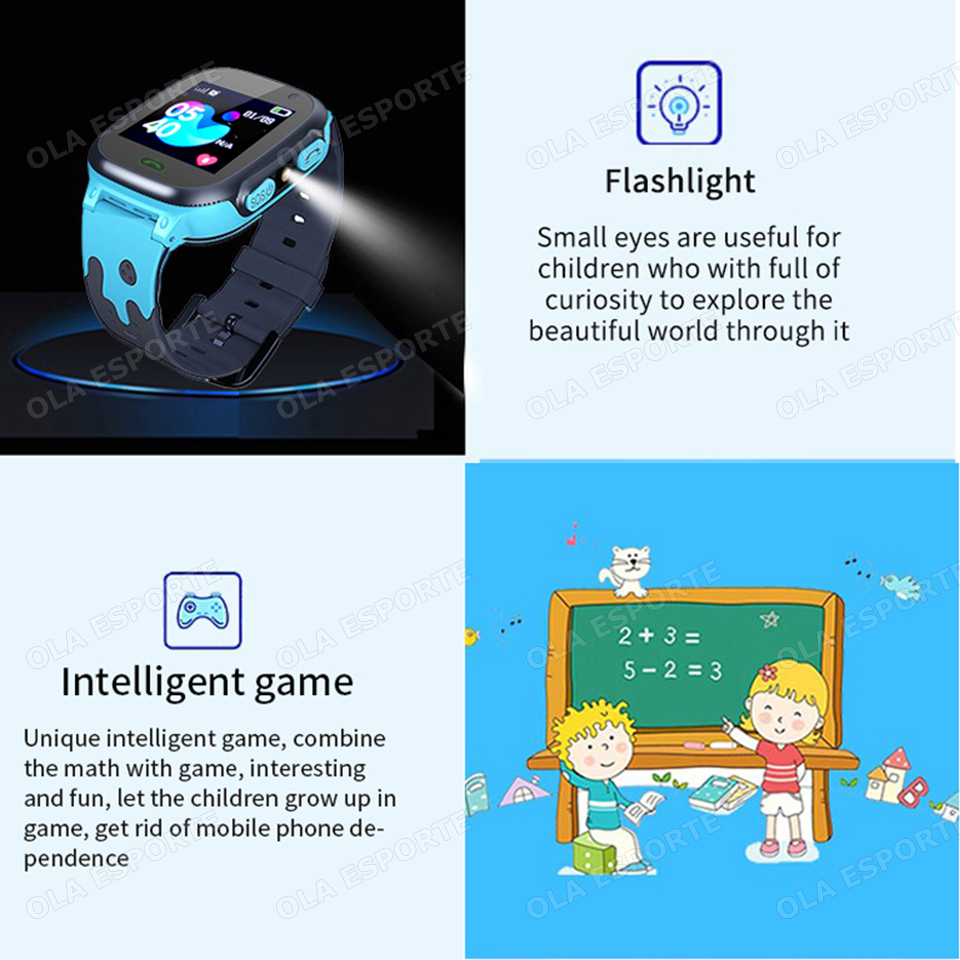 Jam Tangan Pintar Anak 2025 La - Smartwatch Watches For Girls Kids ulasan dan harga