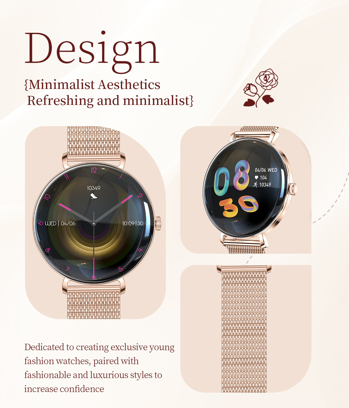V85 2025 Jam Tangan Pintar AMO - Smartwatch Trending Watches For Women ulasan dan harga