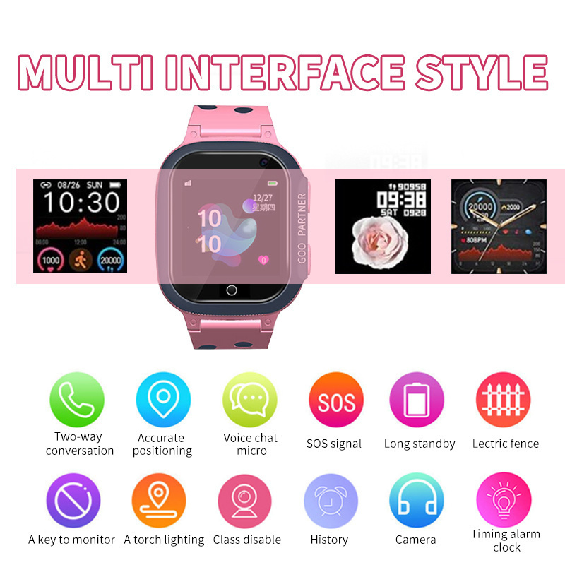 Jam Tangan Pintar Anak Jam Tan - Smartwatch Watches For Girls Kids ulasan dan harga