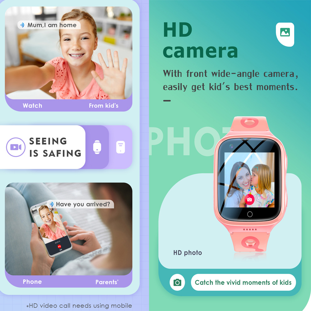Jam Tangan Pintar 4G GPS WiFi  - Smartwatch Watches For Girls Kids ulasan dan harga