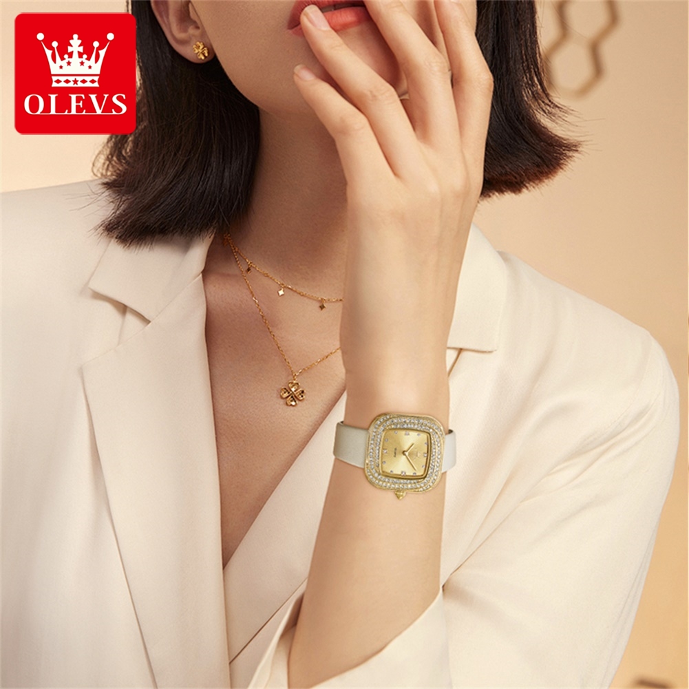 Jam Tangan Wanita OLEVS Fashio - Watch Bezel Insert ulasan dan harga