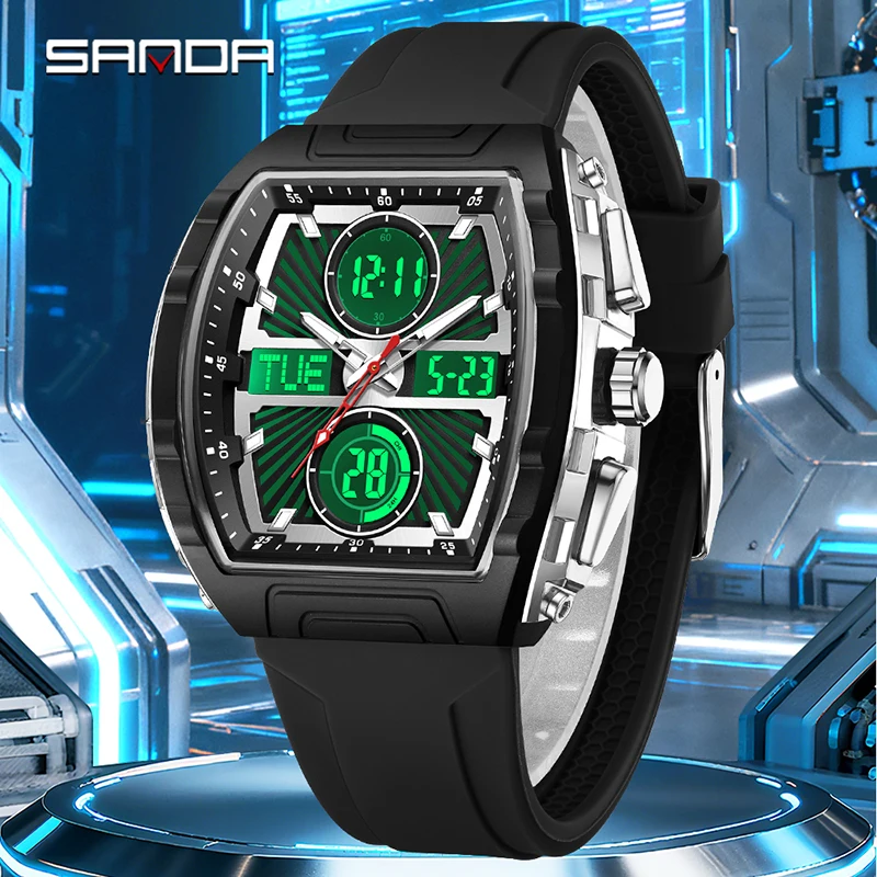 SANDA Jam Tangan Pria Tren Fas - Smartwatch Trending Watches For Men ulasan dan harga