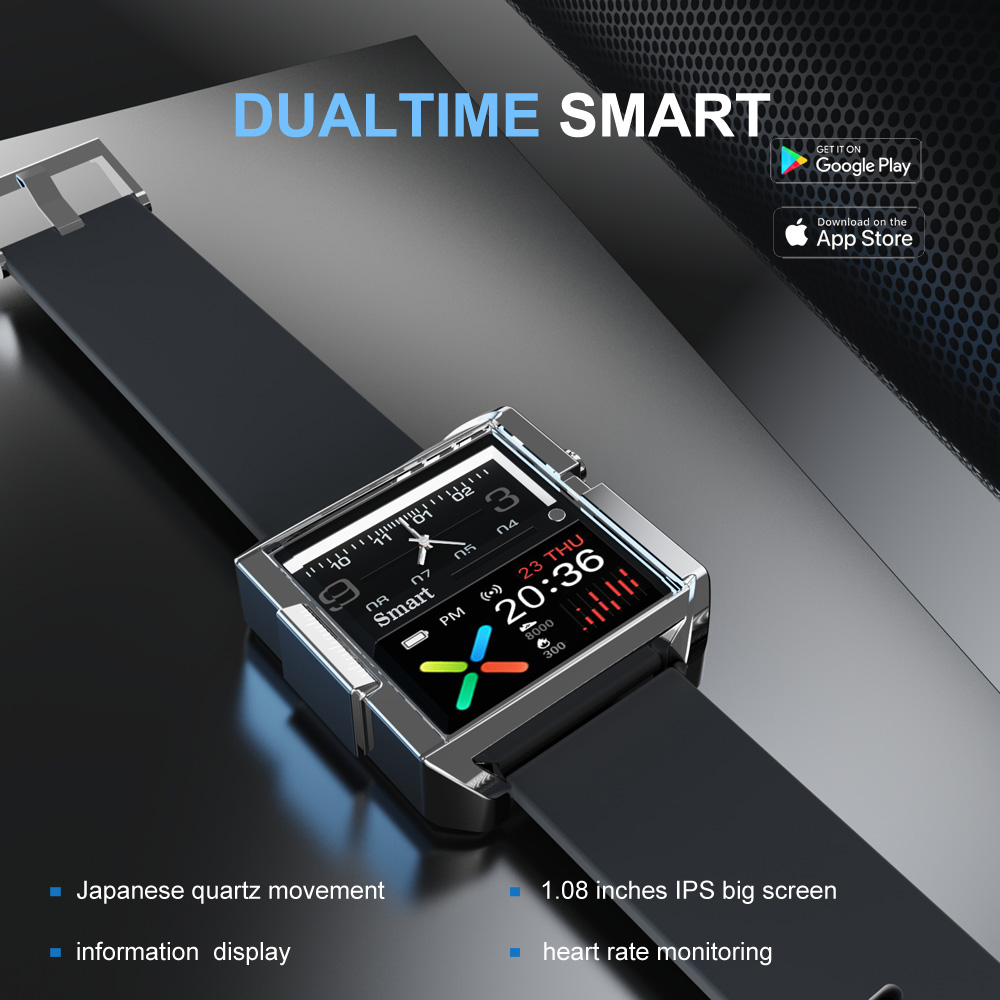 T9 jam tangan cerdas hibrida,  - Altimeter Compass Watch ulasan dan harga