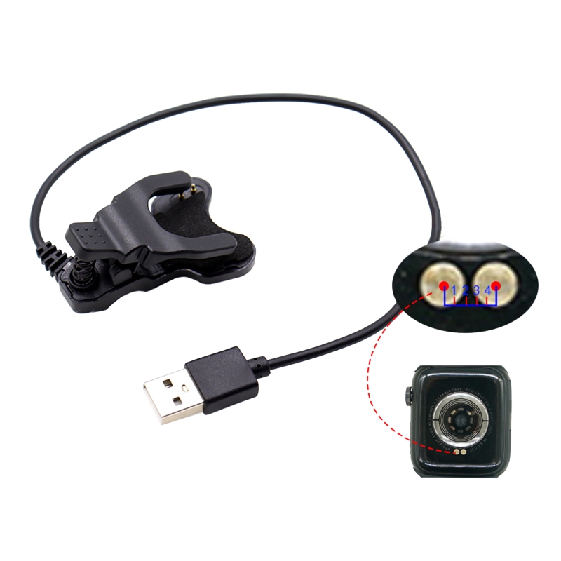 Kabel Pengisi Daya USB 2Pin 3/ - Watch X7 ulasan dan harga