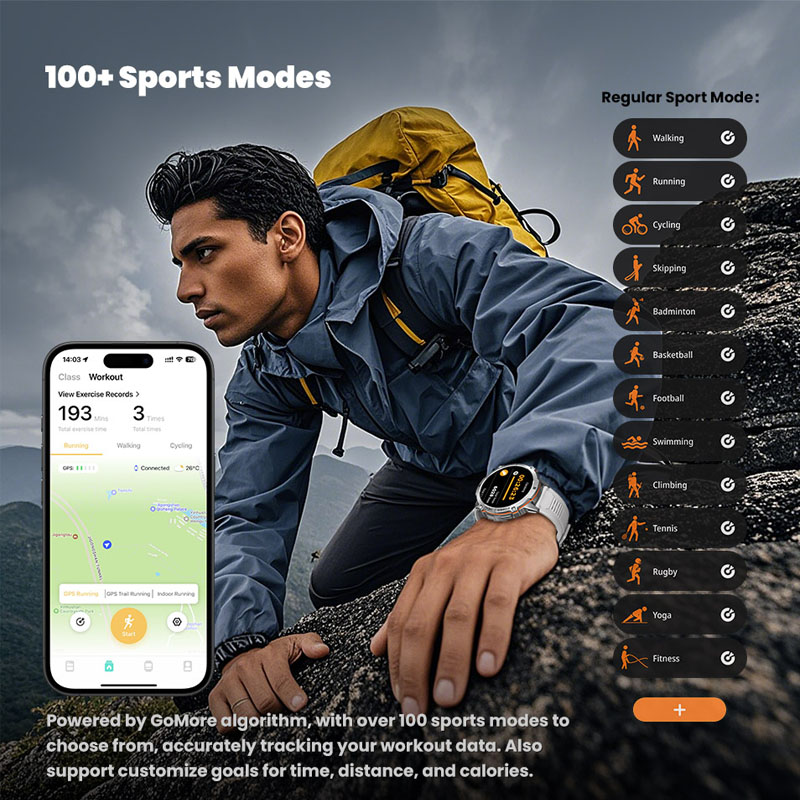 Jam Tangan Pintar Militer X3 2 - Smartwatch Watches For Men With Gps ulasan dan harga
