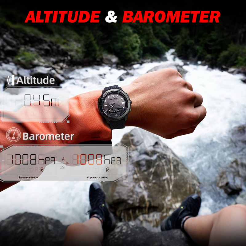 NORTH EDGE THARSIS Jam Tangan  - Altimeter Compass Watch ulasan dan harga