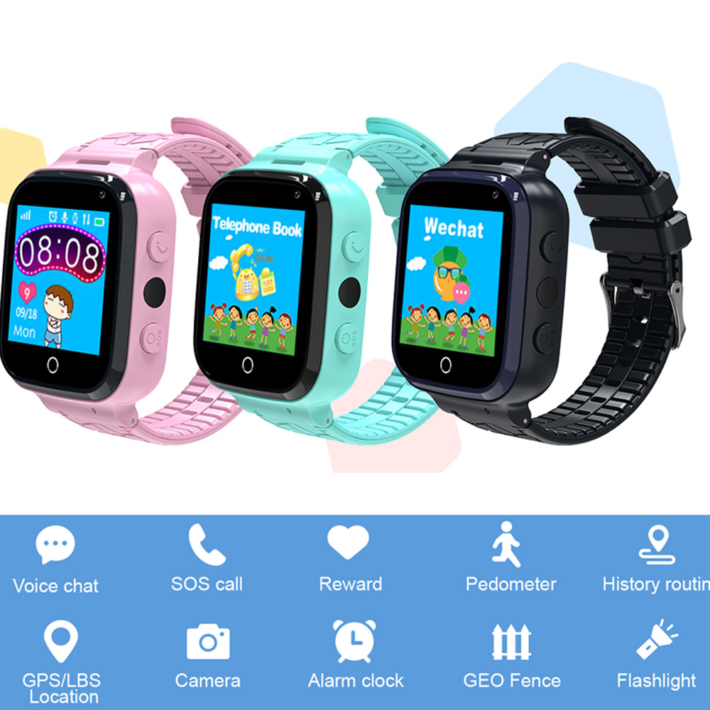 Jam Tangan Pintar Anak Pelacak - Smartwatch Watches Birthday Gift For Boys With Gps ulasan dan harga