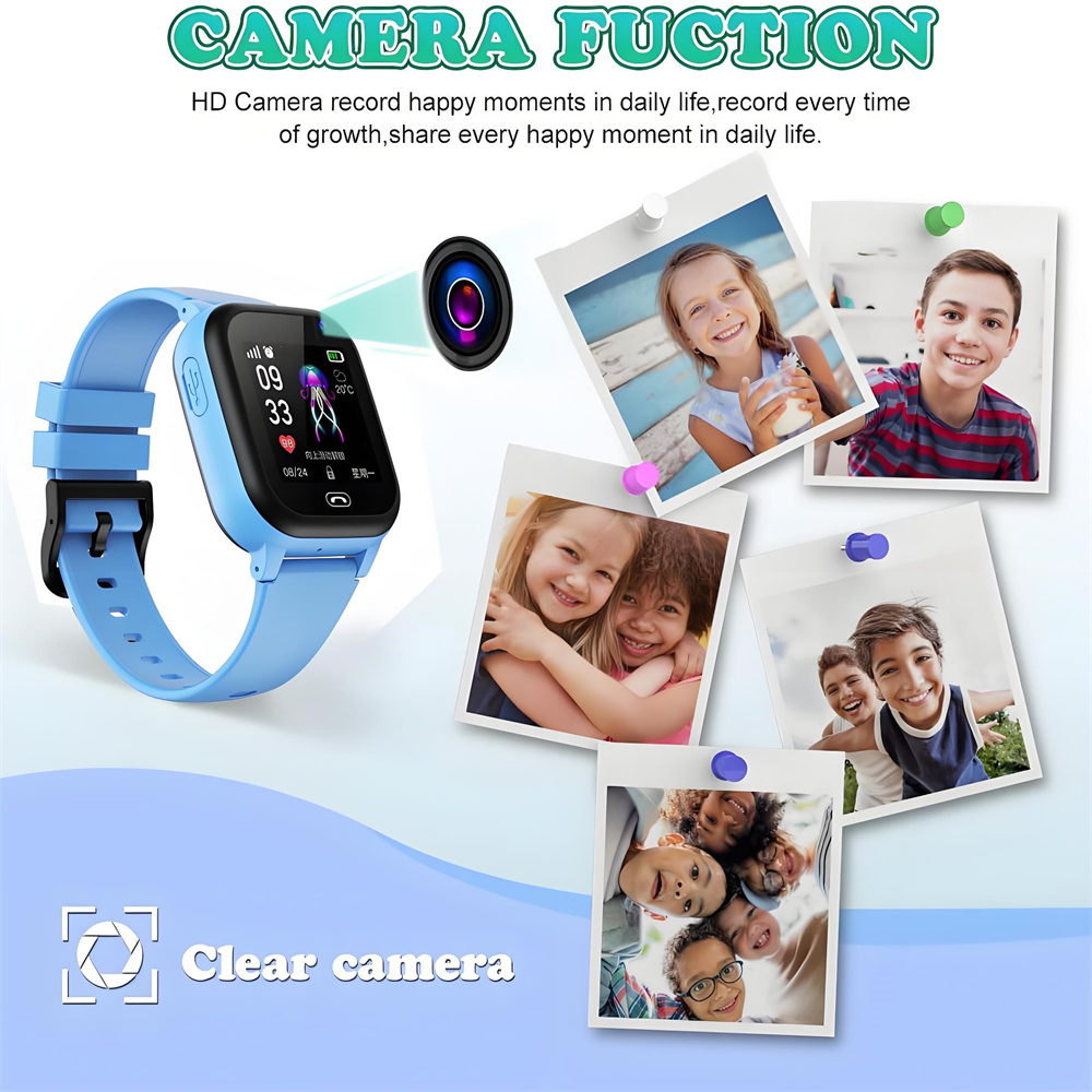 Jam Tangan Pintar Anak Pelacak - Smartwatch Watches Birthday Gift For Boys With Gps ulasan dan harga