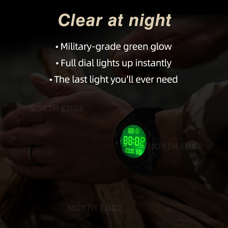NORTH EDGE 2025 TERRAX Jam Tan - Smartwatch Digital Watches For Men ulasan dan harga