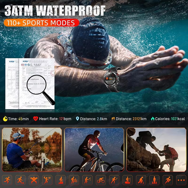 Jam Tangan Pintar GPS Militer  - Altimeter Compass Watch ulasan dan harga