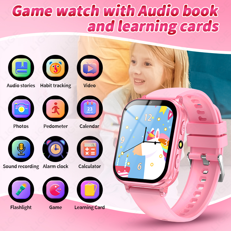 LIGE Jam Tangan Pintar Anak Ja - Smartwatch Watches For Girls Kids ulasan dan harga