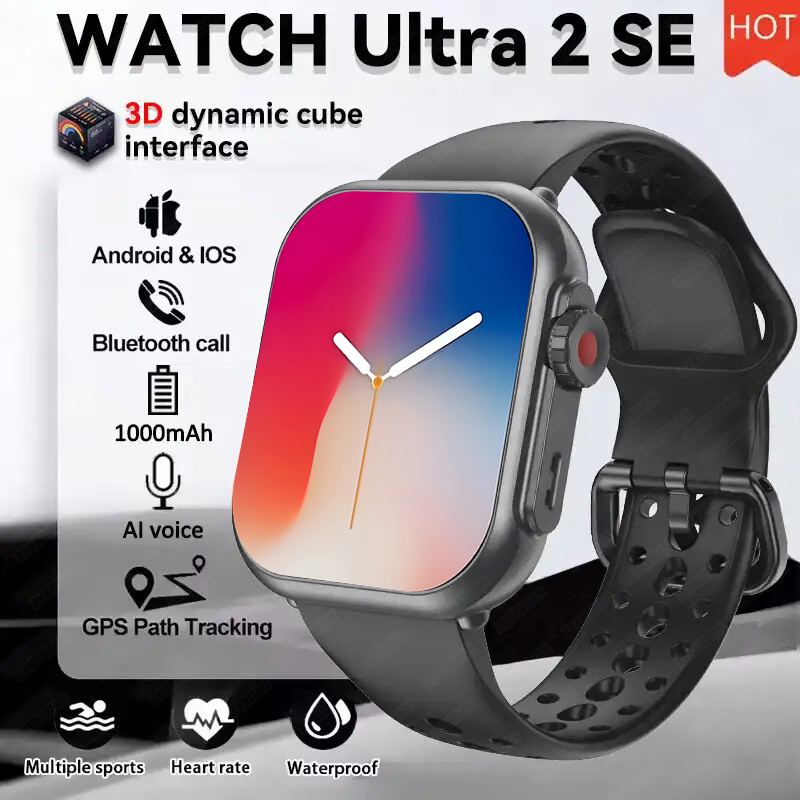 Jam Tangan Ultra K62 Pria Wani - Smartwatch Watches For Men With Gps ulasan dan harga
