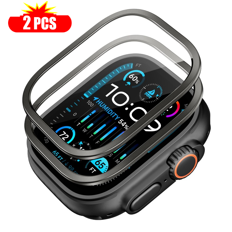 2 Buah Kaca Tempered untuk Jam - Smartwatch Watches Gift For Men ulasan dan harga