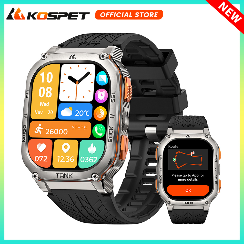 KOSPET TANK M3 Jam Tangan Pint - Altimeter Compass Watch ulasan dan harga