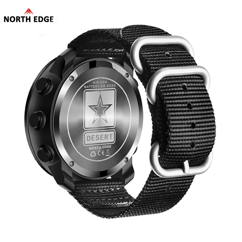 NORTH EDGE DESERT Jam Tangan D - Altimeter Compass Watch ulasan dan harga