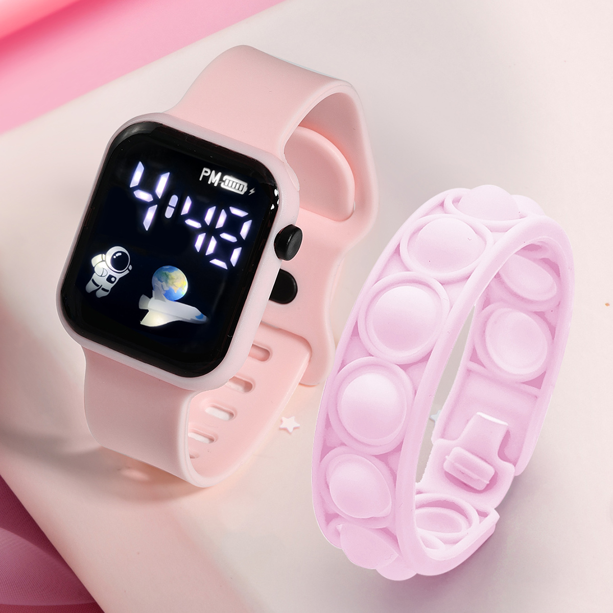 Jam tangan pintar anak, 2 buah - Smartwatch Watches Boys ulasan dan harga